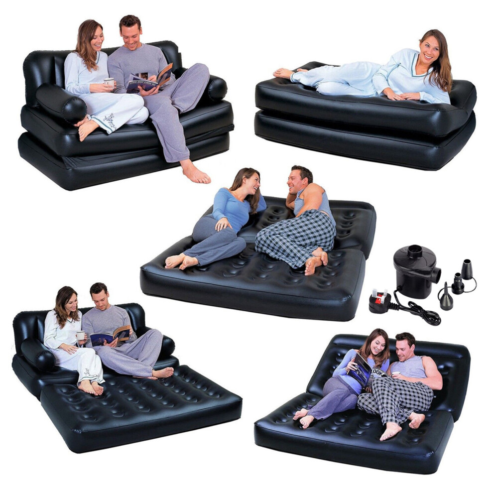 5 in 1 Sofa Lounger Couch with Electric Pump