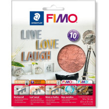 STAEDTLER Fimo 8781-26 Leaf Metal Copper 10 Sheets in Cardboard Envelope