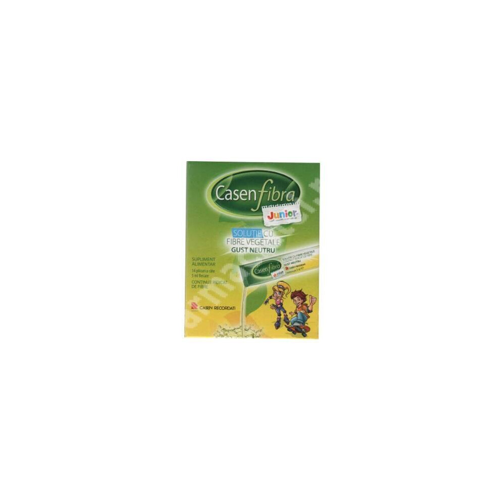 Neutral taste vegetable fiber solution Casen Fibra Junior, 14 sachets, Casen Recordati