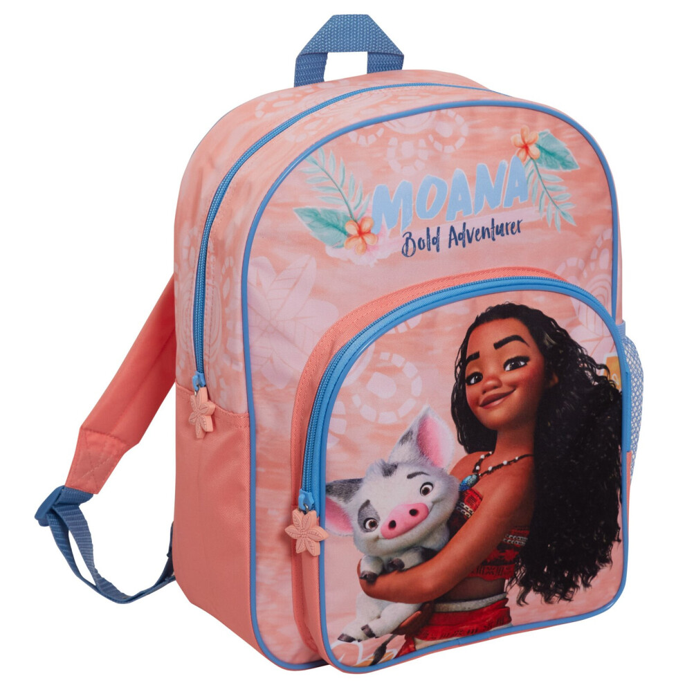 (One Size) Disney Moana Bag Girls Backpack for Kids School Bag Travel Sports Bag Rucksack