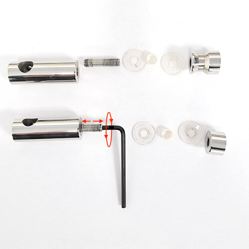 Shower Bath Door Handle Stainless Steel Chromed L304SS. 1