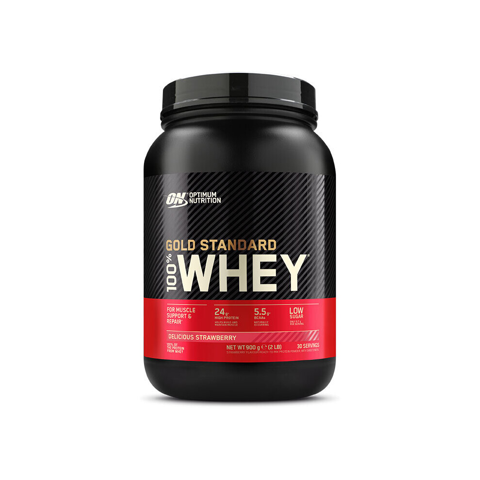 (Double Rich Chocolate) Optimum Nutrition Gold Standard Whey Protein Isolate 908g