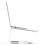 Griffin Griffin Elevator Desktop Stand for Laptops & Macbooks - Silver/Clear 6