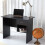 RayGar Computer Desk with Drawer and Open Storage Space for Home and Office - Black 1