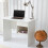 RayGar Computer Desk with Drawer and Open Storage Space for Home and Office - White 1