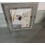 (7x5 inch) Crushed crystals photo frame silver mirrored 2