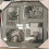 (10X12 inch) Crushed crystals photo frame silver mirrored 4