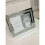 (Double Picture Frame) Crushed crystals photo frame silver mirrored 2