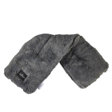 Warmies Lavender Scent Faux Fur Microwaveable Soothing Neck Wrap - Steel
