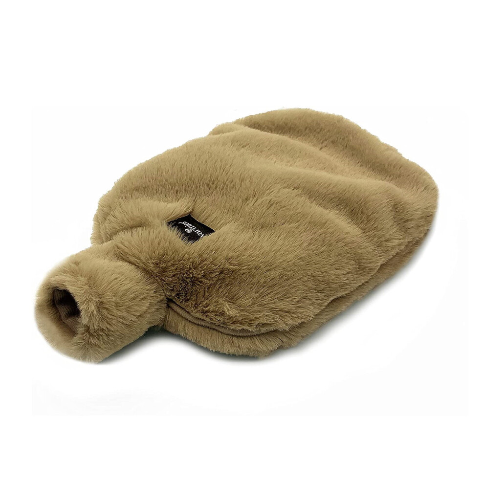 Warmies Lavender Luxury Scented Latte Faux Fur Microwave Heatable Bottle