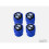 modifix-co-uk 4pcs BMW Tyre Dust Screw Cap Valves Blue 1