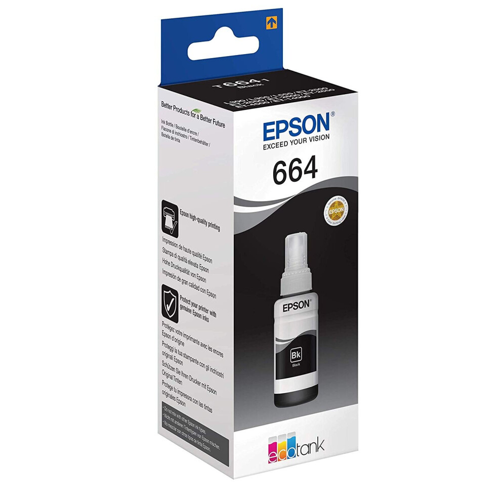 Epson C13T664140 (664) Ink cartridge black, 4K pages, 70ml