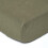 Homescapes (Khaki Green, Single) Linen Deep Fitted Sheet 1
