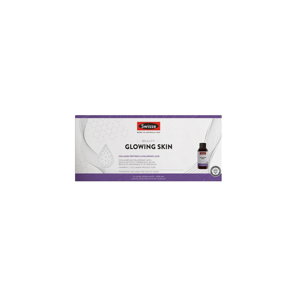 Swisse Beauty Glowing Skin Liquid Shots 10 x 30ml Best Before End Of Aug 2022