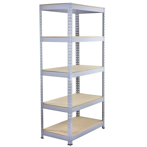 3 x Μεταλλικά Ράφια Q-Rax 90 x 50 x 180 εκ. Γκρι 1