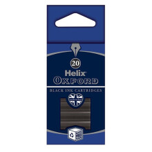 Oxford 219821 Helix Ink Cartridges - Black (Pack of 20)