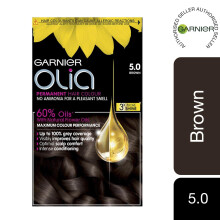 Garnier Olia 5.0 Brown No Ammonia Permanent Hair Dye