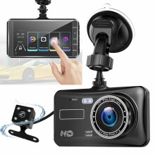 Car Dash Camera Front And Rear HD Security Cam 4" Touchscreen