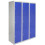 MonsterShop Storage Metal Lockers Lockable 3 x 3 Doors Flat Packed Units Gym Changing Room 9