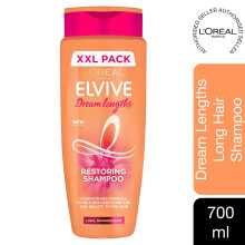L'Oreal Elvive Dream Lengths Restoring Shampoo for Long Hair, 700ml