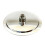 Round Shower Head Chrome Large Flat Rainfall Head Pressure 9.5'' 6