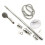 Shower Head & Slide Riser Rail Bracket Kit With Soap Dish 5