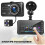 Car Dash Camera Front And Rear HD Security Cam 4" Touchscreen 4