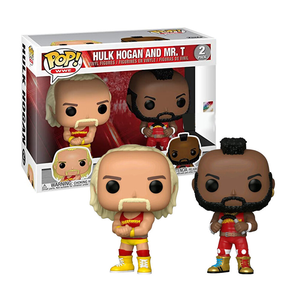 Funko Pop! WWE Wrestlemania Hulk Hogan & Mr. T 2-Pack