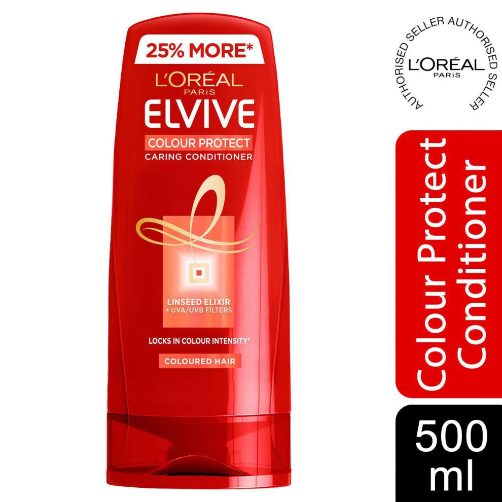 LâOrã©Al Paris Loreal Paris Elvive Colour Protect Conditioner For Coloured Hair 500Ml