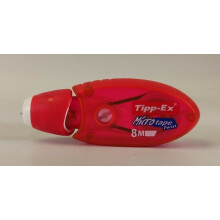 BIC Tipp-Ex Microtape Twist Correction Tape, 8m x 5mm Red