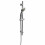 Shower Head & Slide Riser Rail Bracket Kit With Soap Dish 2