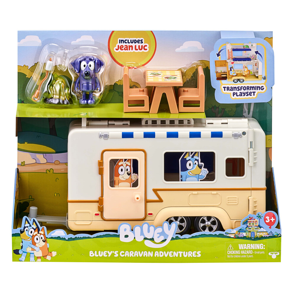 Bluey Caravan Adventures Playset