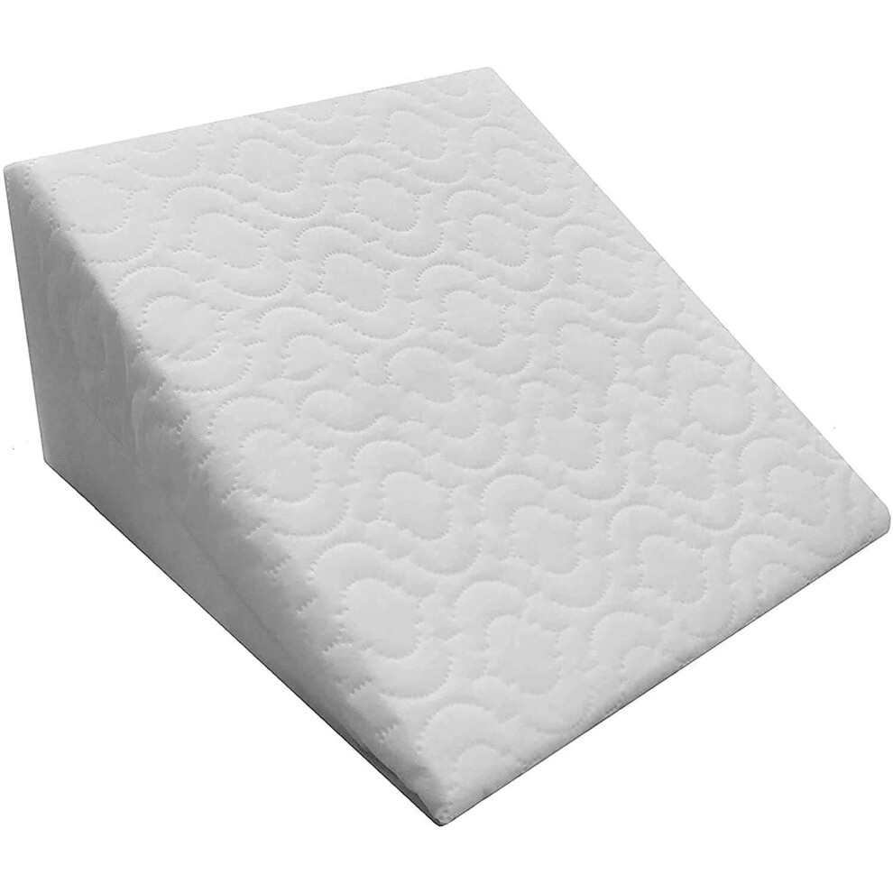 Large Acid Reflux Flex Support Bed Wedge Pillow with Removable Quilted Cover