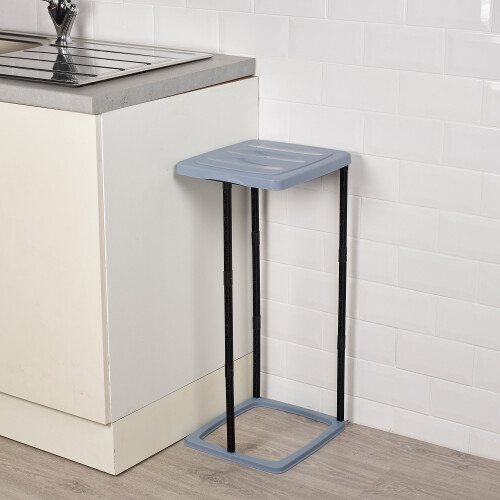 URBN Living (Blue) 60L Bin Bag Stand Plastic Rubbish Refuse Holder 1