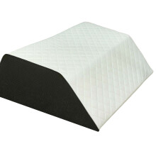 (Black and White Leg Wedge ) Leg Elevation Pillow Sleeping Post Surgery Bed Rest Foam Leg & Knee, Foot, Hip & Lower Back Pain