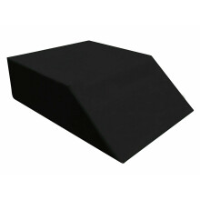 (Black Leg Wedge ) Leg Elevation Pillow Sleeping Post Surgery Bed Rest Foam Leg & Knee, Foot, Hip & Lower Back Pain