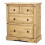 Corona 2+2 Draw Wide Chest Waxed Light Pine 1
