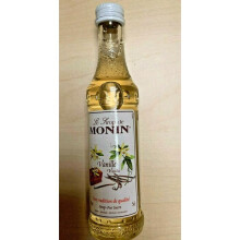 Monin Vanilla syrup Single 1 X 5cl/ 50ml tester small bottle For Coffee