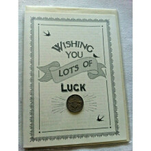 Greeting Card With Envelope - Wishing you lots of Luck