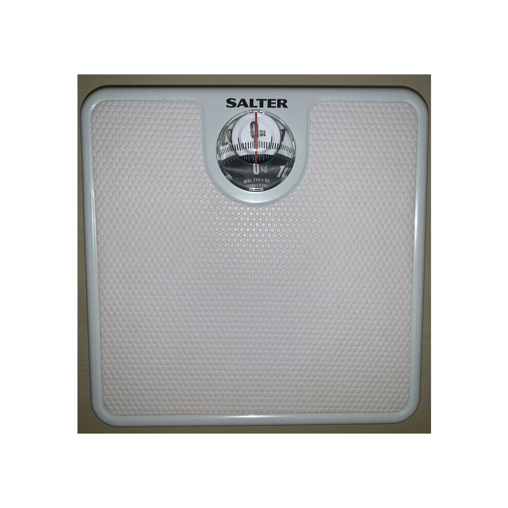 Salter Large Dial Mechanical Bathroom Scale Accurate Magnified Lens Anti-Slip