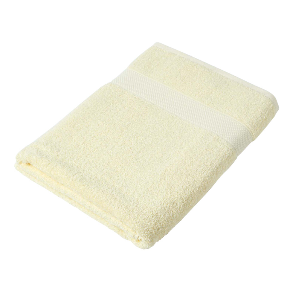 Homescapes (Lemon, Jumbo Towel) 100% Turkish Cotton 500 Gsm