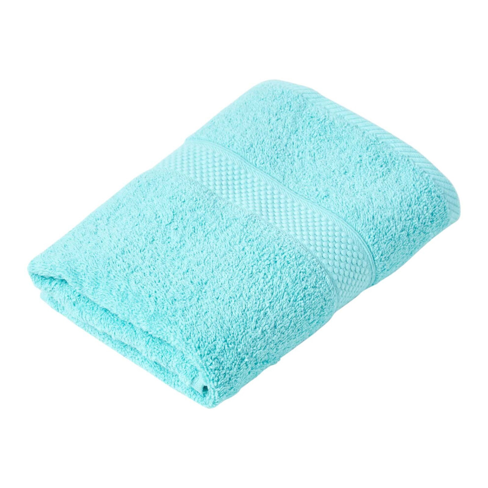 Homescapes (Aqua Guest Towel) 100% Turkish Cotton 500 Gsm Blue