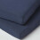 Homescapes (Navy, 60 x 120 cm) Linen Fitted Cot Sheet, Pack of 2 1