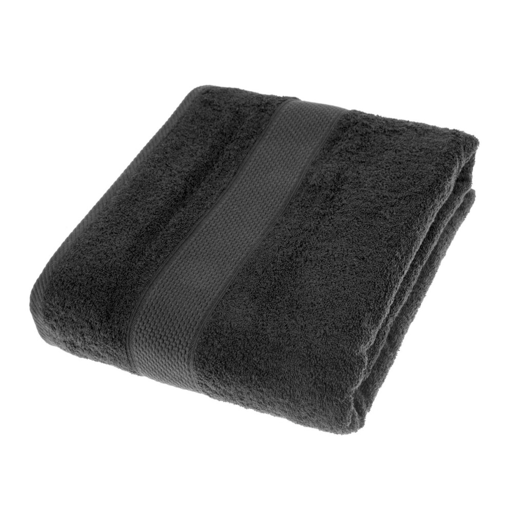 Homescapes (, Jumbo Towel) 100% Turkish Cotton 500 Gsm Black