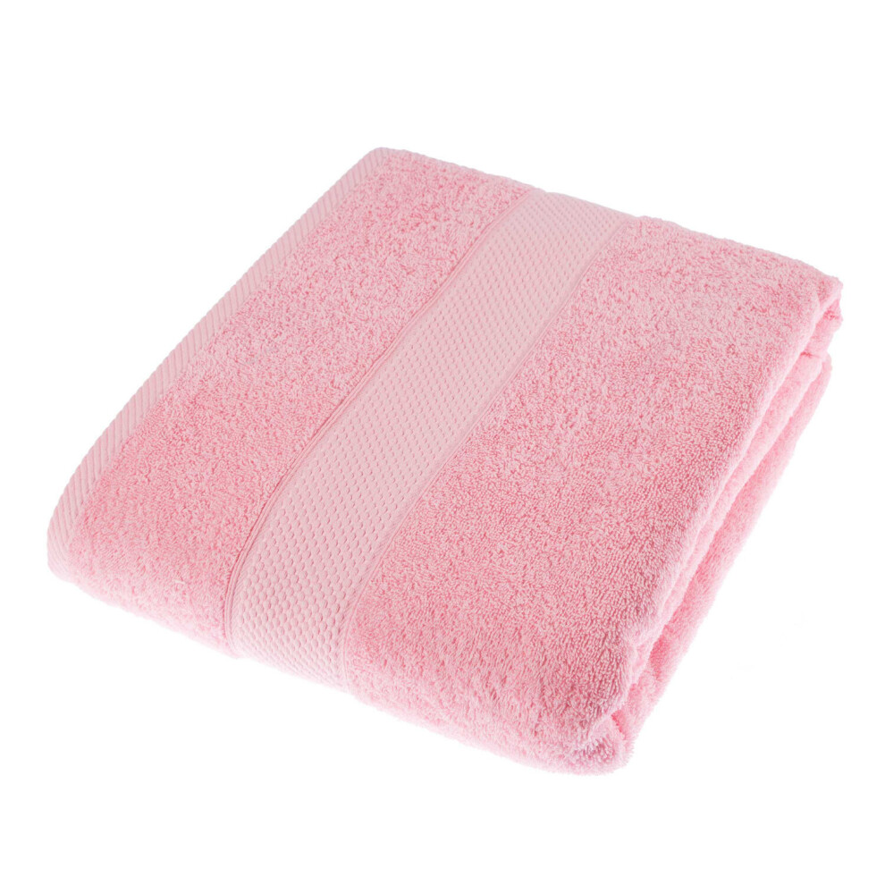Homescapes (Pink, Jumbo Towel) 100% Turkish Cotton 500 Gsm