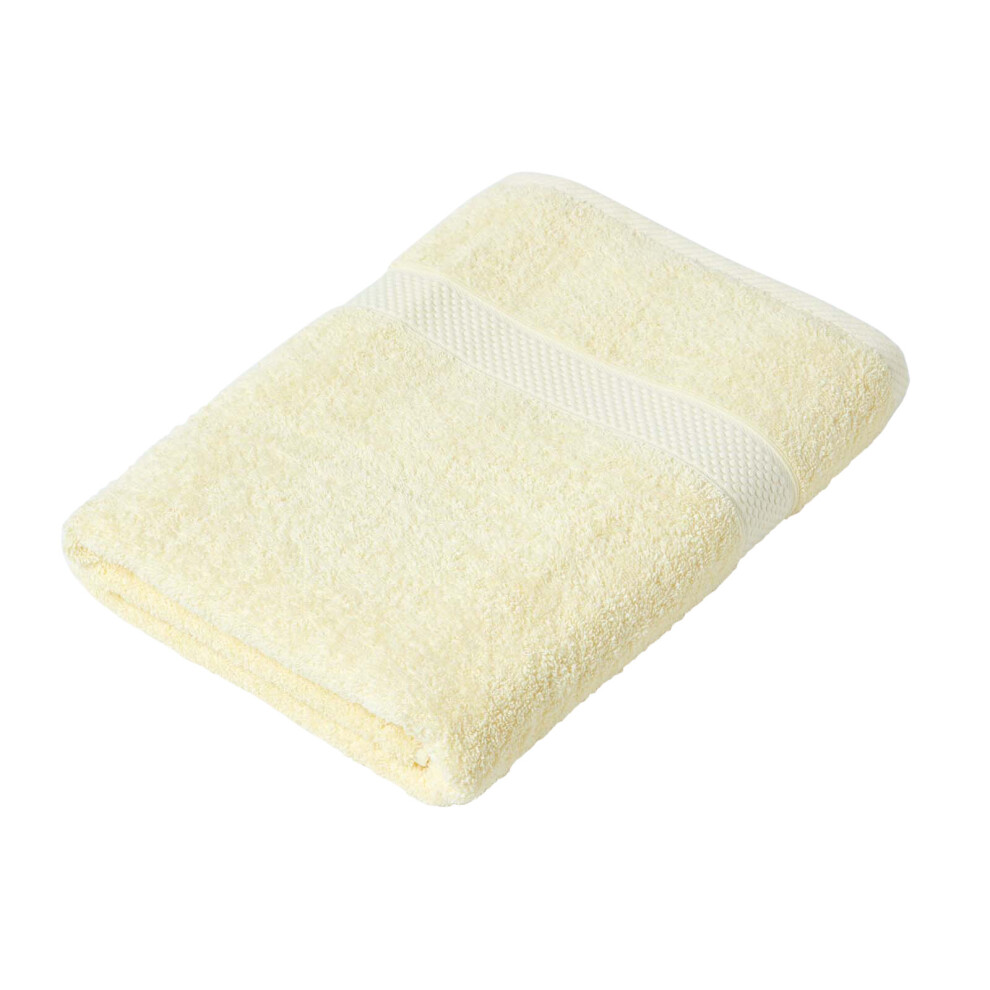 Homescapes (Lemon, Bath Towel) 100% Turkish Cotton 500 Gsm