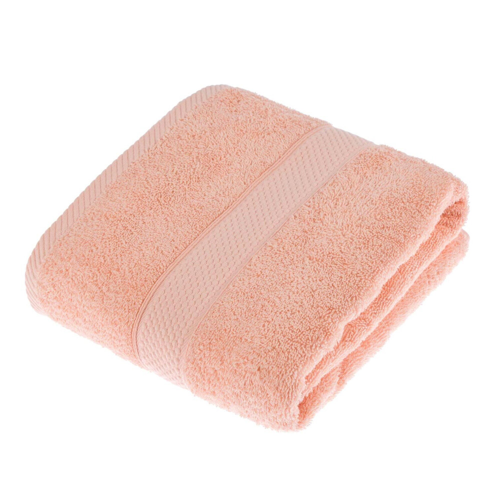 Homescapes (, Bath Towel) 100% Turkish Cotton 500 Gsm Peach