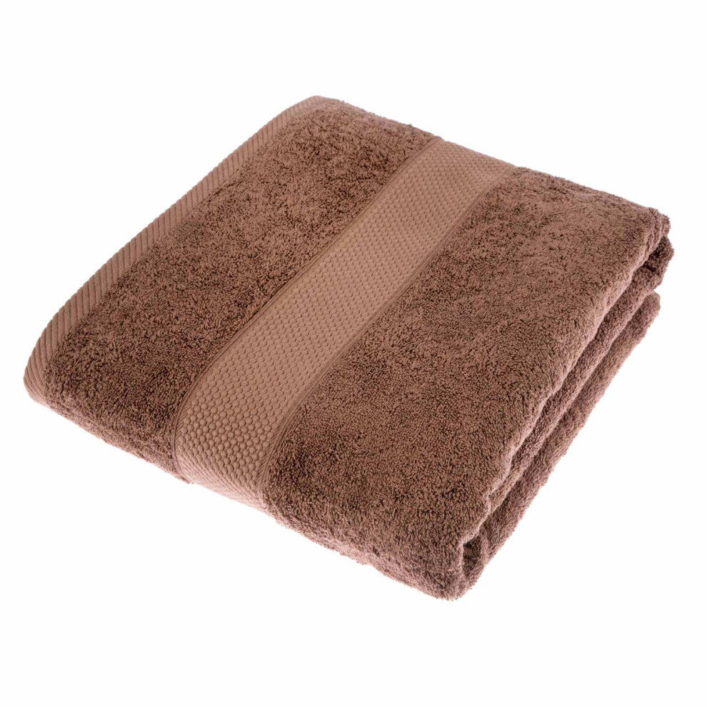 Homescapes (Chocolate, Jumbo Towel) 100% Turkish Cotton 500 Gsm Brown