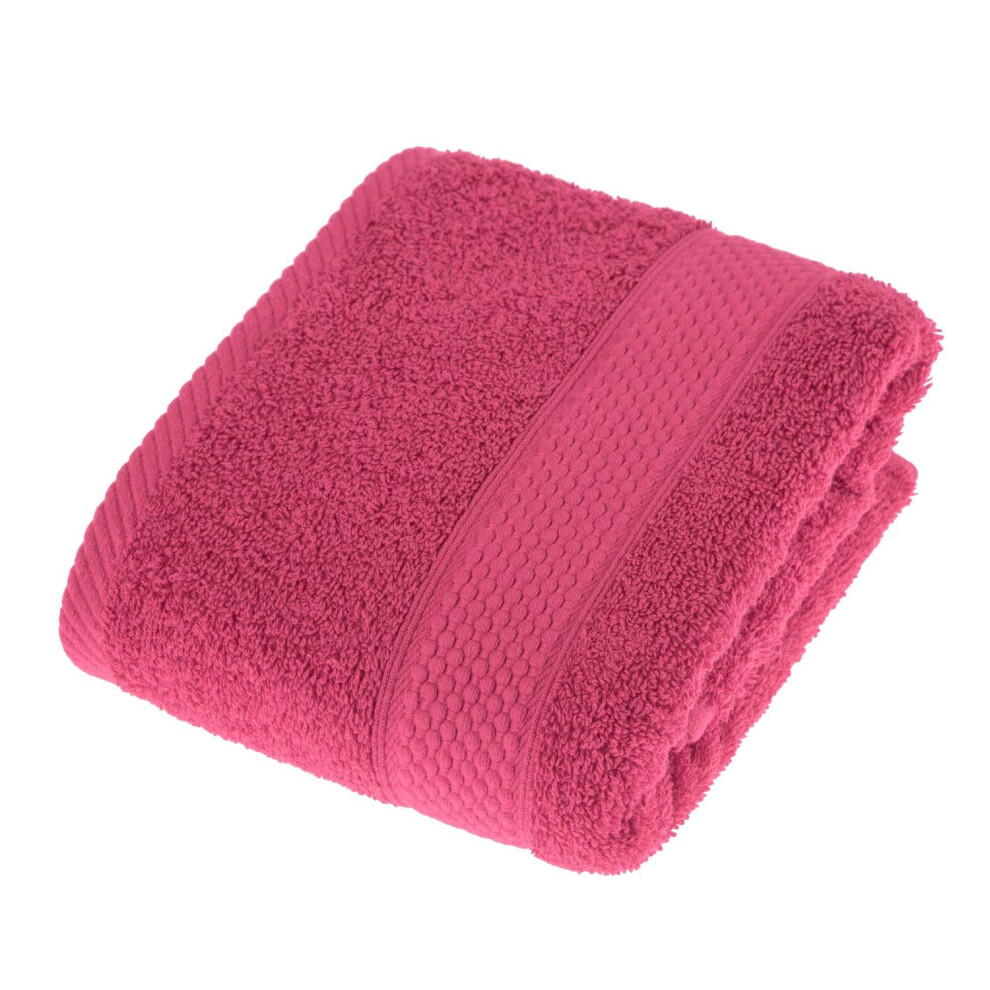 Homescapes (Raspberry, Hand Towel) 100% Turkish Cotton 500 Gsm