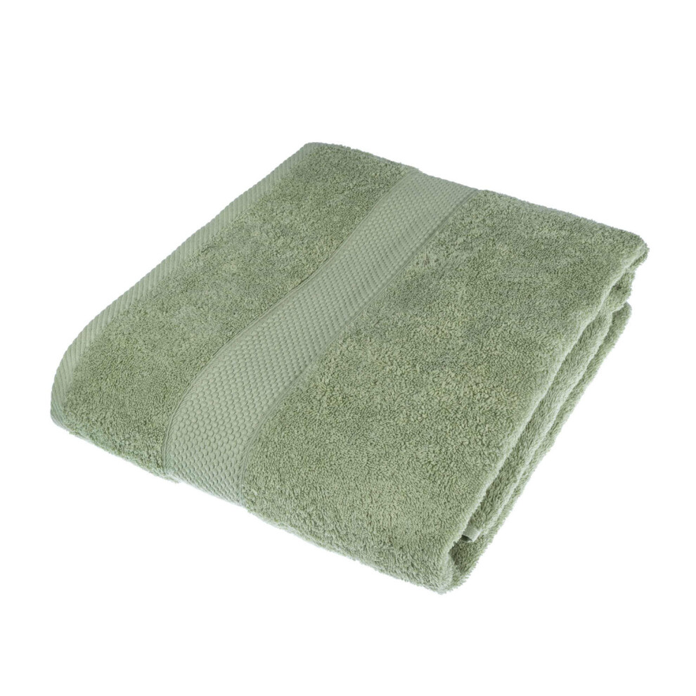 Homescapes (Sage Jumbo Towel) 100% Turkish Cotton 500 Gsm Green